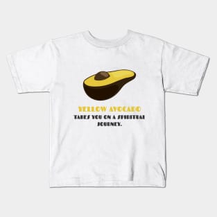 Yellow Avocado: Spiritual Journey Kids T-Shirt